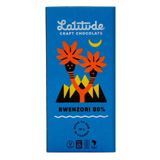 Latitude Rwenzori 80% Chocolate Bar 70g