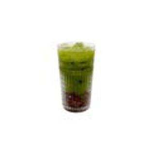 Latte di matcha con tè verde e fagioli rossi