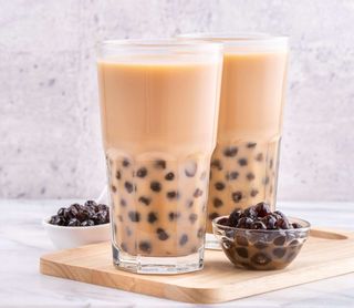 Latte di soia con tapioca