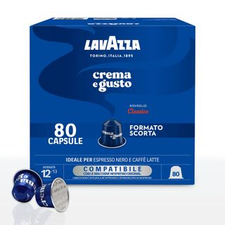Lavazza Nespresso In Alluminio 80 Capsule Risveglio Classico