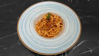 Linguine al ragu' casalingo