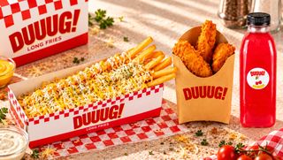 Long Cheesy Fries Menu