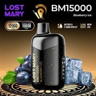 Lost mary BM 15K puffs Blueberry ice