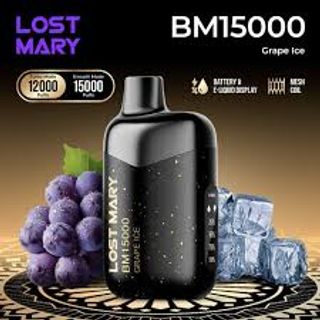 Lost mary BM 15K puffs Grape ice