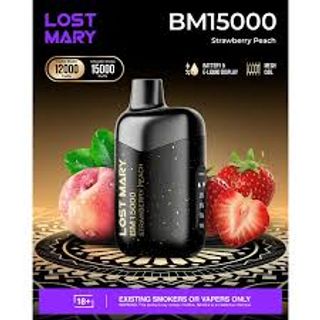 Lost mary BM 15K puffs Strawberry peach