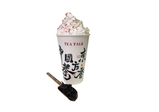M6 Yashixiang oolong milk tea with cream topping
