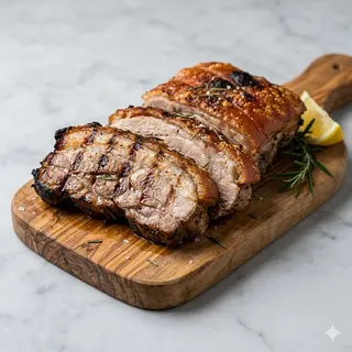Maialino alla brace