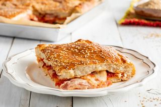 Mattonella prosciutto e formaggio