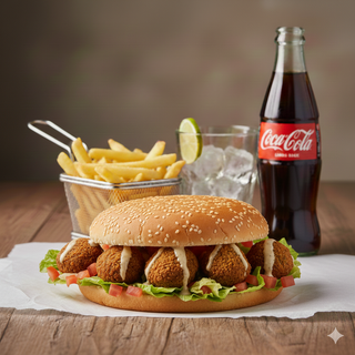 Menù panino falafel