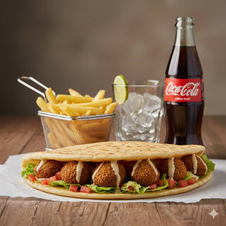 Menù piadina falafel