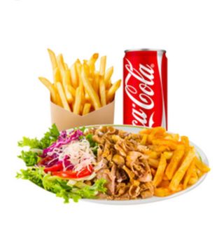 Menu piatto kebab