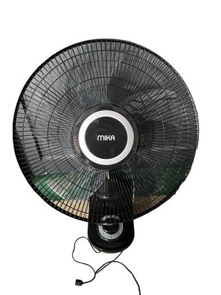 MIKA 16IN 3SPD Black Wall Fan
