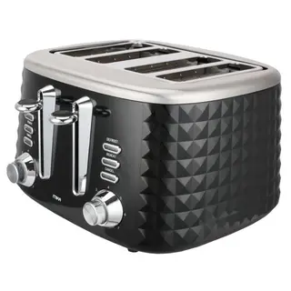 MIKA Black 4-Slice Toaster MTS4304BS