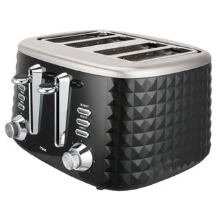 MIKA Black 4-Slice Toaster MTS4304BS