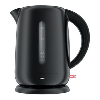 MIKA Black Concealed Element Kettle, 1.7L