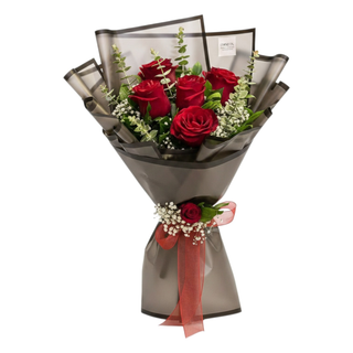 Medium Sized Full Red Bouquet