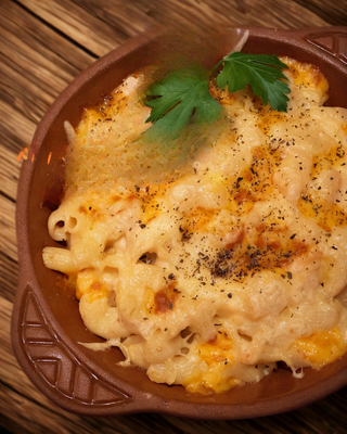 Mac & cheese piletina