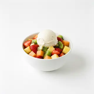 Macedonia con gelato