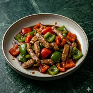Maiale con peperoni