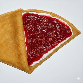 Palačinka sa malinom i kremom