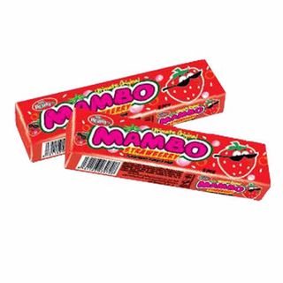 Mambo Bubble Gum Strawberry 24Pk