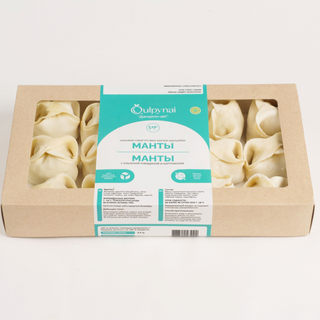 Манты с говядиной и картофелем (600 г)