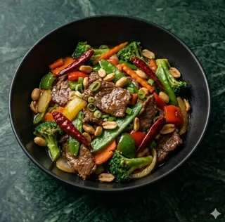 Manzo con verdure miste