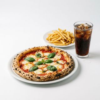 Margherita menù con bibita