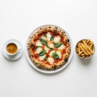 Margherita menù con caffè
