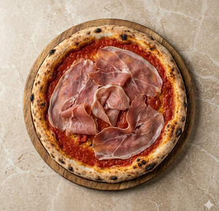 Margherita con prosciutto crudo