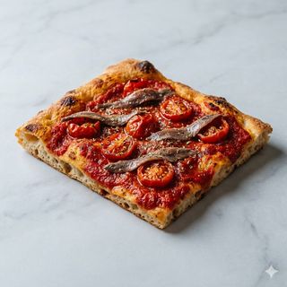 Marinara pomodorini alici teglia intera(per 4/5persone)