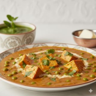 Matar paneer