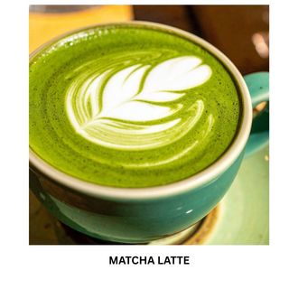 Matcha latte single