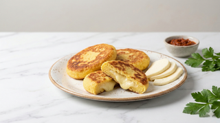 Mchadi con il formaggio