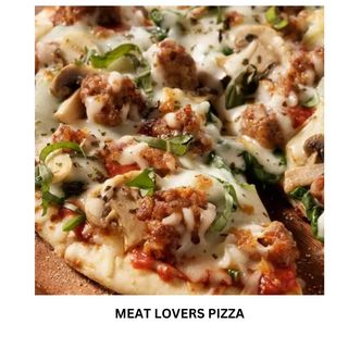Meat lovers pizza