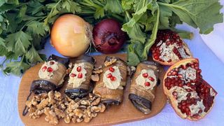 Melanzane con salsa noci