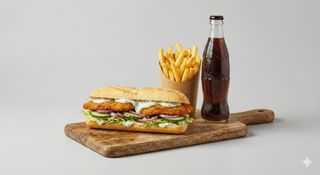 Menù chicken baguette