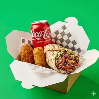 Menù kebab medio + supplì o crocchetta e bevanda