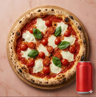 Menù Margherita e Coca-Cola in lattina 33 cl