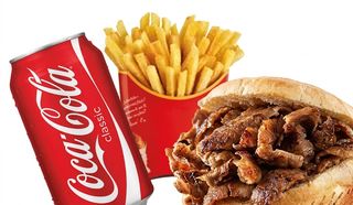 Menù panino solo carne con salse e 1 bibita a scelta