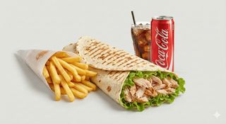 Menù piadina chicken wrap
