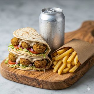Menù piadina falafel