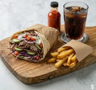 Menù piadina kebab
