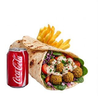 Menù piadina vegana con verdure di base