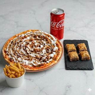 Menù pizza kebap analcolico
