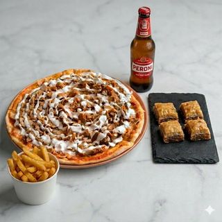 Menù pizza kebap alcolico