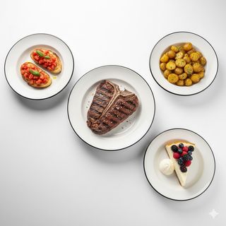 Menù a bistecca nella costola x 1 persona