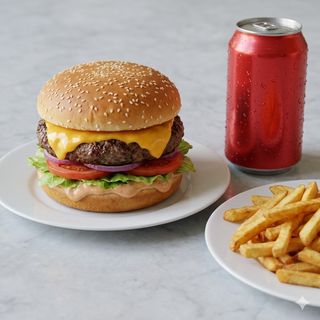 Menù cheeseburger