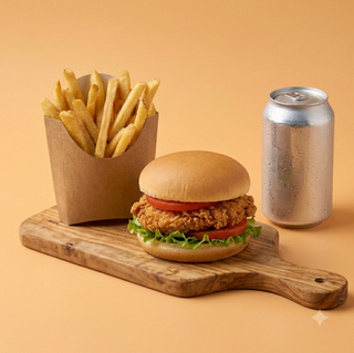 Menu chicken burger