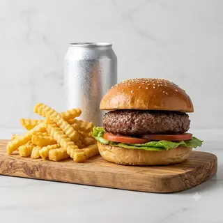 Menù hamburger baby